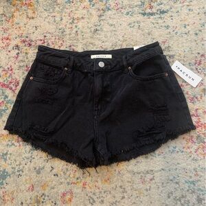 NWT PacSun Black High Rise Festival Shorts